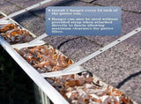 25 Sets 5inch Aluminum Roof Gutter Hanger with Straps for Fixing Without Eaves, Ideal for Aluminum V1369-AZ3-W-11614
