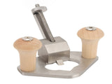 Router Plane with Depth Stop Base Hole Ergonomic Stainless Steel Router Plane Handheld Woodworking V1294-YM0901-3111240278511