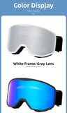 Outdoor sports products ,Winter skiing anti UV card myopia cylindrical double-layer anti fog skiing V1091-SK-0473