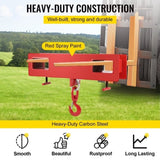 Forklift Lifting Hook 6000 LBS Capacity Forklift Lifting Hoist Swivel Hook Mobile Crane Forklift V952-2TCCDGJ0000000001V0