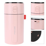 Pink Small Humidifier USB Double Spraying Smart Display Air Humidifier for Home Office V1294-YM0901-3113210066211