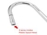 WELS Chrome 2 Modes Spray Pull Out Kitchen Swivel Faucet Sink Tap Laundry Mixer V1233-KRD519CR