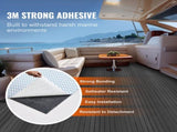 Boat Flooring, EVA Foam Boat Decking 94.5" x 23.6", Non-Slip Self-Adhesive Flooring, 15.5 sq.ft V952-CBZZFHPMDDSHB8RTKV0