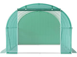 Walk-in Tunnel Greenhouse Galvanized Frame & Waterproof Cover 15x7x7 ft V952-YDSDWSL1577FTL1FIV0