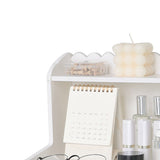 Desktop Wood Display Shelf Desk Multi Layer Storage Rack Mini Bookshelf Cosmetics Organizer L V1294-YM0703-3117230119413