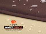 Waterproof Garden Bench Cover, 210D Oxford Patio Bench Cover, UV Protection Windproof Tear-Resistant V1237-ZY-924-132