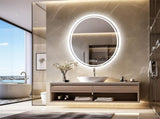 500x700mm LED Bathroom Mirror Oval Dimmable Anti-Fog V178-66711