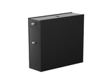 Artiss Bathroom Storage Cabinet Toilet Slim Tissue Box Caddy Holder Side Wooden Black FURNI-G-TIS382-BK