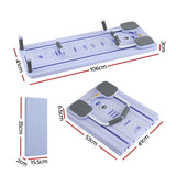 Everfit Pilates Board Foldable Reformer Multi Functional Exercise Trainer Purple ABD-BOARD-4IN1-PP