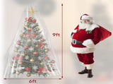 Tutuviw Christmas Tree Storage Bag,Clear Waterproof Xmas Trees Upright Cover Extra Large Plastic V1189-WXFWAL-20260319-00594