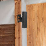 Speaker Wall Mount Bracket Black Zinc Alloy for Home Use 1Set V1192-AZ-W-27028