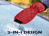 9 Pack Ice Scraper with Glove for Cars Windshield with Mitt Snow Warm Scraper Remover Waterproof V1258-DP02-C-3080