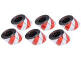 6PCS Bird Deterrent Reflective Scare Tape Bird Repellent Ribbon for Garden Supplies DualSided Silver V1294-YM0901-3111210189111