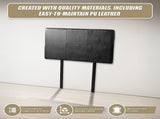 PU Leather Single Bed Headboard Bedhead - Black V63-768065