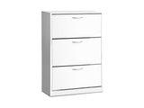 Artiss Shoe Rack Cabinet 36 Pairs Adjustable Shelves Ivy FURNI-SHOE-3D3-WT-AB