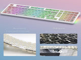 Tri-Mode RGB Mechanical Gaming Keyboard - 102-Key, Hot-Swappable, 4000mAh Battery, 5-Layer Sound V888-ELOSUNG35509