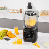 VEVOR Professional Blender with Shield, Commercial Countertop Blenders, 2L Jar Blender Combo, V952-TSSBJ20L1600W4DTQV3