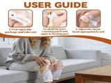 Unisex Knee Heating Patches Disposable Knee Patches 6-Hour Warmth Patches - White - Size 24PCS V1347-108-28070-WHT-24PCS