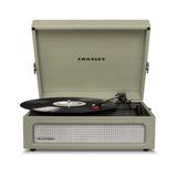 Crosley Voyager Bluetooth Portable Turntable Crolsey Asheville Stand Bundle - Sage V398-CR8017BMS-SA4