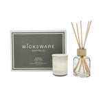 Wick2Ware Australia Clean Cotton Essential Oils Diffuser and Soy Wax Candle Set V330-WICK2WARE10