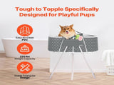Portable Dog Bathtub, Elevated & Foldable Space-saving Pet Shower Station with Efficient Drainage, V952-GJRQCWYGQHSKWNN3XV0