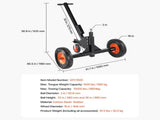 Trailer Dolly, 1500lbs Tongue Weight Capacity, 2 in 1 Trailer Mover with 2 in Ball, 16 in Pneumatic V952-LYSDQYC1500LJYV2YV0