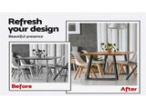 Artiss Metal Table Legs DIY Trapezoid 65X90CM Set of 2 TAB-LEG-TRA-716590-BKX2