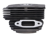 55MM Cylinder Piston Assembly with Spark Plug Pressure Reducing Valve for Husqvarna 385 390 for V1294-YM0523-3111210409311