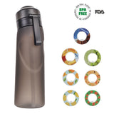 0 Sugar 0 Calorie Scented Water Bottle Matte Black 7 Rings V1221-XM-LB4949-ZS131