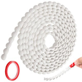 2 Rolls Peel and Stick Molding Trim with Double-sided Tape, 9.8ft x 0.6" PVC Flexible Wall Trim with V1369-AZ3-W-08672