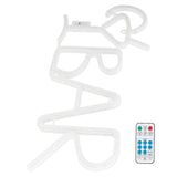 English Letter Modeling LED Light Bar Party Home Hanging Decorative Lamp AccessoryWarm Yellow Light V1294-YM0901-3119200126417