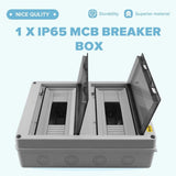 HT Series Junction Box 24WAY IP65 Waterproof Distribution Box Outdoor ABS Electrical with Lock for V1370-AZ4-07793