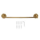 Copper Towel Bar European Style Bathroom Single Bar Towel Rack Bathroom Hanging Rack Antique V1294-YM0706-3112230064012