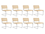 Levede 8x Rattan Chair Dining Chairs CH1109-2-NTX4