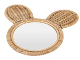 Hanging Mirror High Definition Rattan Mirror Wall Decorative Makeup Mirror for Bathroom Hotel V1294-YM0715-3115210268711