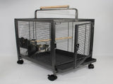 YES4PETS Small Bird Transport Budgie Cage Parrot Aviary Carrier With Wheel V278-TT16