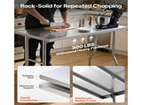 Stainless Steel Kitchen Bench Folding Commercial Prep Table 1220x610 mm V952-CFGZT24X48YC00001V0