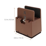 4Pcs Brown Furniture Risers for Table Legs Adjustable Height Scratch Resistant V1369-AZ3-W-23473