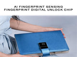 Intelligent Fingerprint Unlocking Notebook Mobile Wireless Charging Notebook A5 Loose Business V1366-AZ2-W-24151