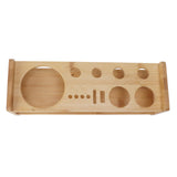 Bartender Kit Stand Large Capacity Space Saving Bamboo Wood Bartending Tool Storage Holder for Bar V1294-YM0703-3118230136611