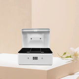 White Cash Safe Box Combination Lock Home Office Secure Storage V1369-AZ3-W-22507