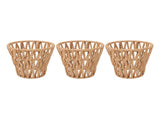 3PCS Faux Rattan Lamp Shades Bohemian Style Paper Braided E14 Bulb Clip On Decorative Lampshade for V1294-YM0901-3119240098711