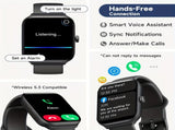 Smartwatch, men's and women's, 4.95cm fitness tracker, supports answering/making calls, V1106-HESB-004