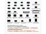 Bearing Press Kit, 1024 Pcs, 2 in 1 Ball Joint Press & Wheel Bearing Puller Kit, Race and Seal V952-2H1ZCCT10JT2I40X6001V0
