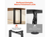 Table Legs, 740 x 450 mm Square T Shape Steel Furniture Legs, Modular Design, Easy Assembly, V952-ZTCFKFXTK281F1QMG001V0