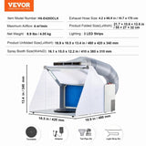 Airbrush Spray Booth Portable Hobby Airbrush Paint Spray Booth for Models V952-PBSPQF404633C1DFPV3