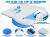 210 x 75cm Navy Blue Portable Envelope Camping Sleeping Bag 1.3kg Thickened Warm Sleeping Bag with V888-ELOSUNG52297