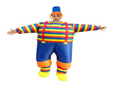 Inflatable Clown Costume Blow Up Joker Jumpsuit for Halloween Cosplay Party Christmas Adult Size V1294-YM0703-3115230047611
