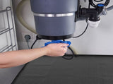 Washable Black Rubber Mat for Kitchen Cabinet Organizers and Under Sink Use V1192-AZ-W-25495