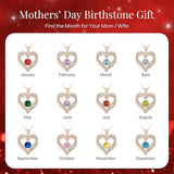 18K Rose Gold Necklaces for Women, 925 Sterling Silver Gifts for Mothers Day, Jewelry for Wife Mom V1164-325764